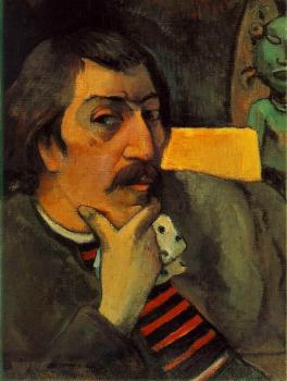 Paul Gauguin : Portrait of the Artist with the Idol